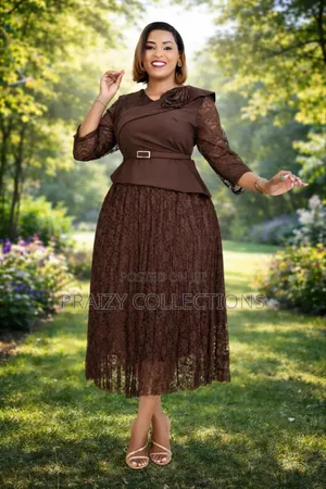 Beautiful Layered Lace Midi Dress