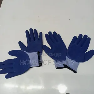 Blue Installation Gloves Diamond Grip