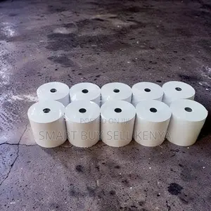 Pos Systems 10 Pieces of 80mm by 80mm by 13mm Thermal Paper Rolls