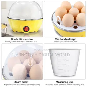 Single-Layer Egg Boiler/Steamer