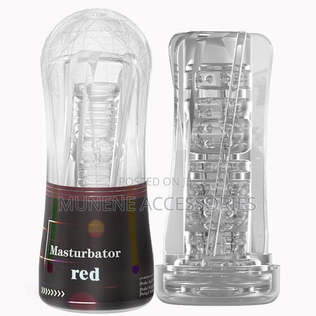 Male Masterburter Pocket Pussy Tight Silicone Blowjober Handsfree