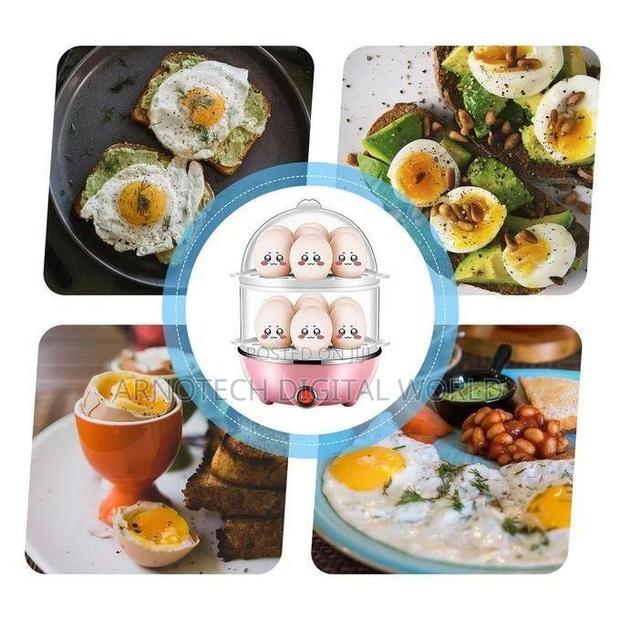 Double Layer Electric Egg Boiler Automatic Off 14 Egg Poacher - thumbnail 4