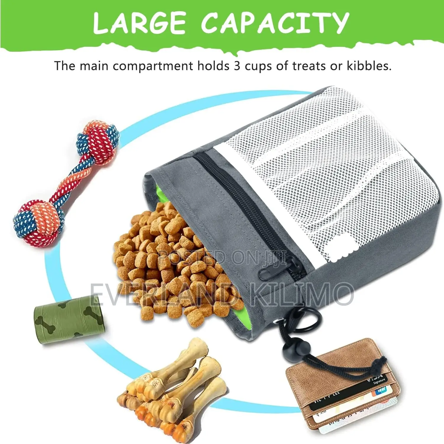 Convenient Hands-Free Training Treat Pouch