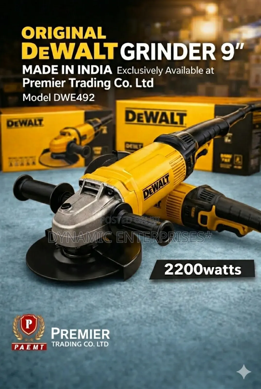 Dewalt 9-Inch Angle Grinder