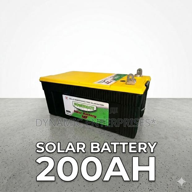 Powermate 200ah Solar Battery - main view