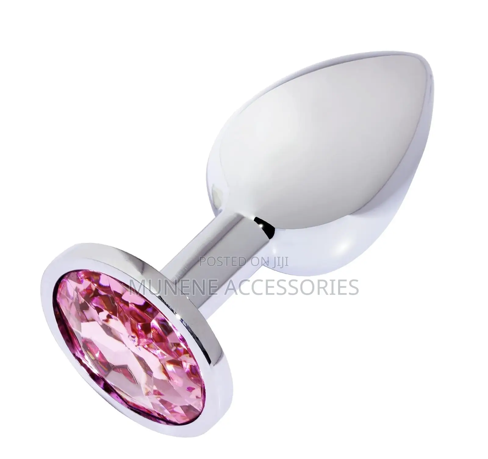 Jeweled Butt Plug Sex for Women Men Couples Stainless Steel Toy 50g