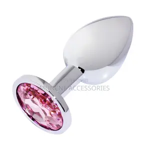 Jeweled Butt Plug Sex for Women Men Couples Stainless Steel Toy 50g