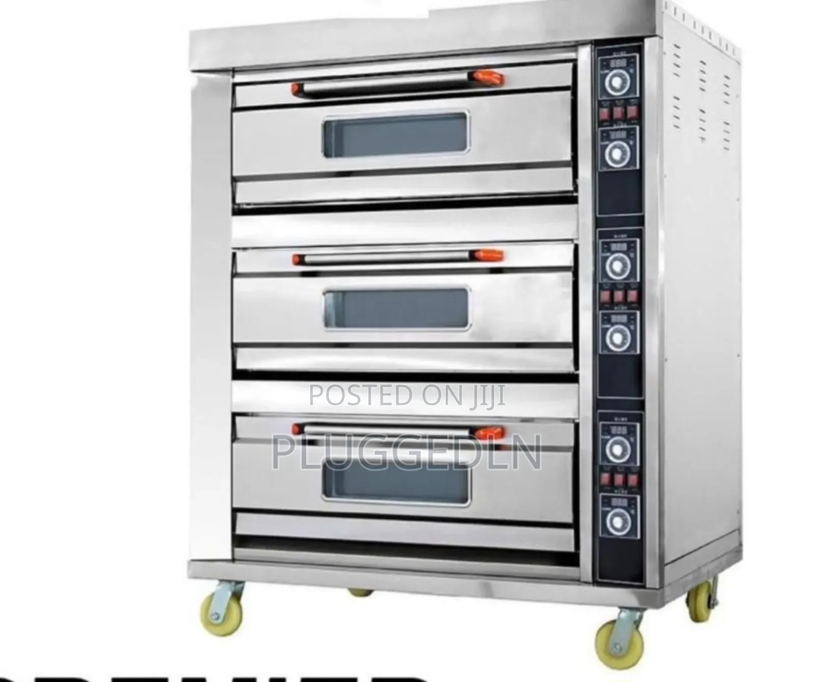 Commercial Baking Electric 0ven With Three Deck, Six Trays