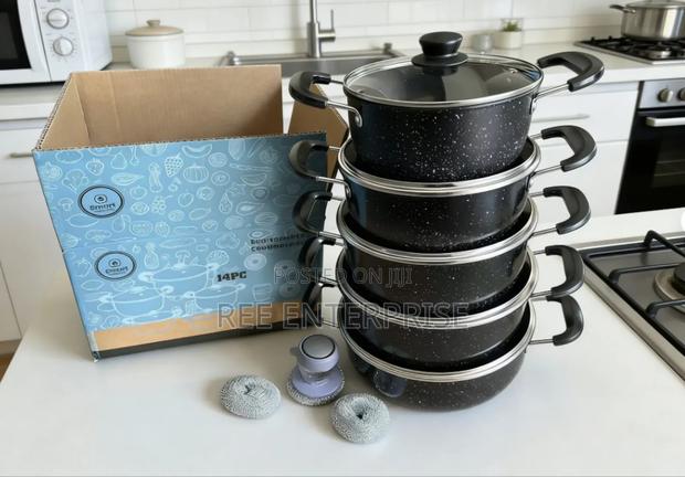 14 Pieces  Non Stick Cookware Set