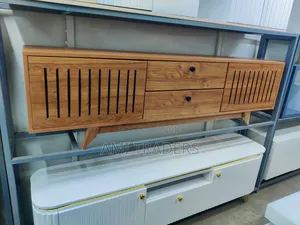 6ft Tv Stand (Natural Brown)