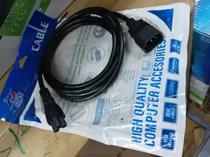 Value Power Cable Iec320/C14 Male - C5 Female - Black 1.5m
