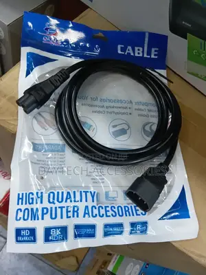 Power Plug Cable Iec 320 C14 Male to C5 Female Adapter Cable.