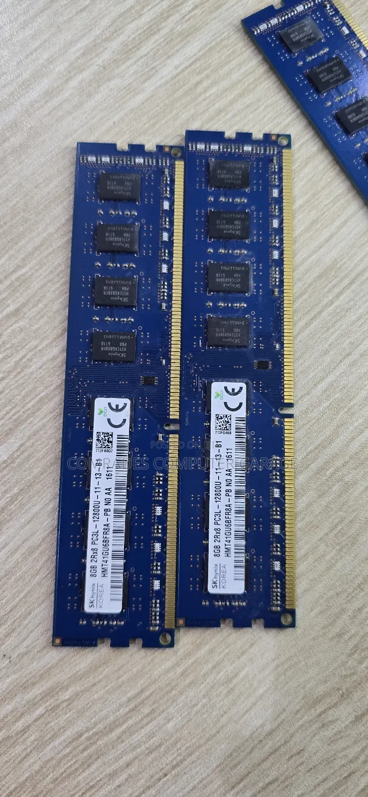 8gb Ddr3l Desktop Ram Module.