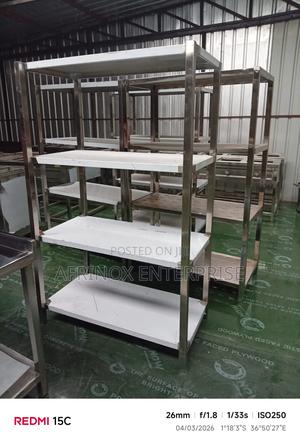 4 Tier Stainless Steel Rack - thumbnail 2