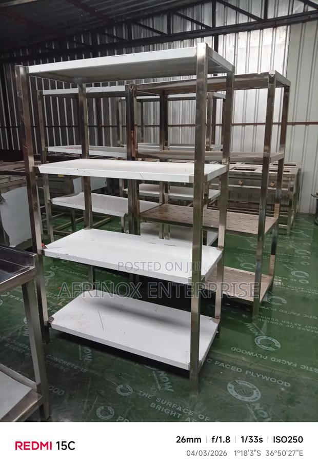 4 Tier Stainless Steel Rack - main view