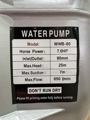 Maxmech 3" Petrol Sewage Pump 7hp