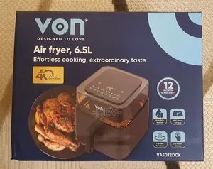 Von 6.5l Air Fryer (Vaf072dck)