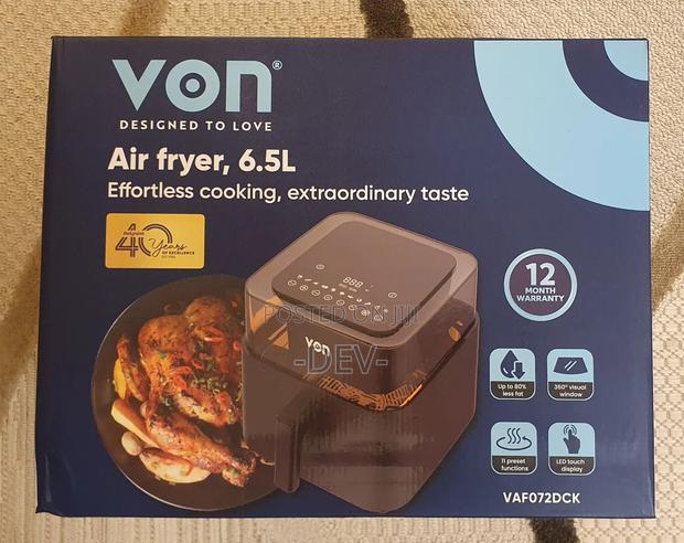 Von 6.5l Air Fryer (Vaf072dck)