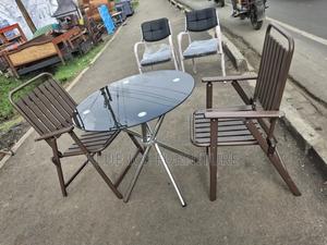 Modern Balcon Table With Chair - main view