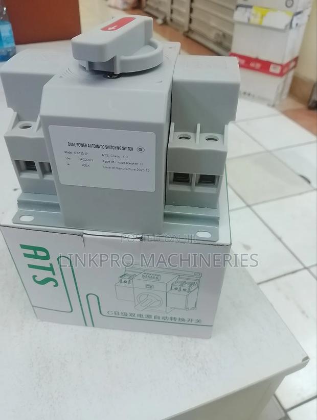 100a Both Manual and Automatic Change Over Switch