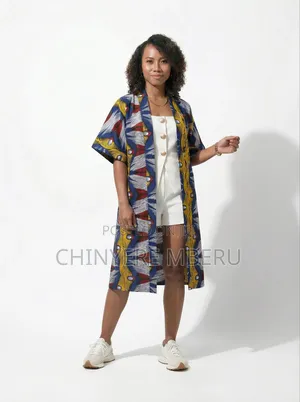 Multi Colored Kitenge / Ankara Kimono Jacket