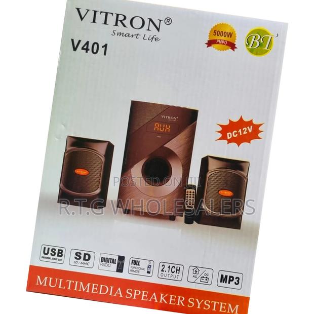 Vitron V401 2.1ch Multimedia Home Audio System W/ Usb Fm