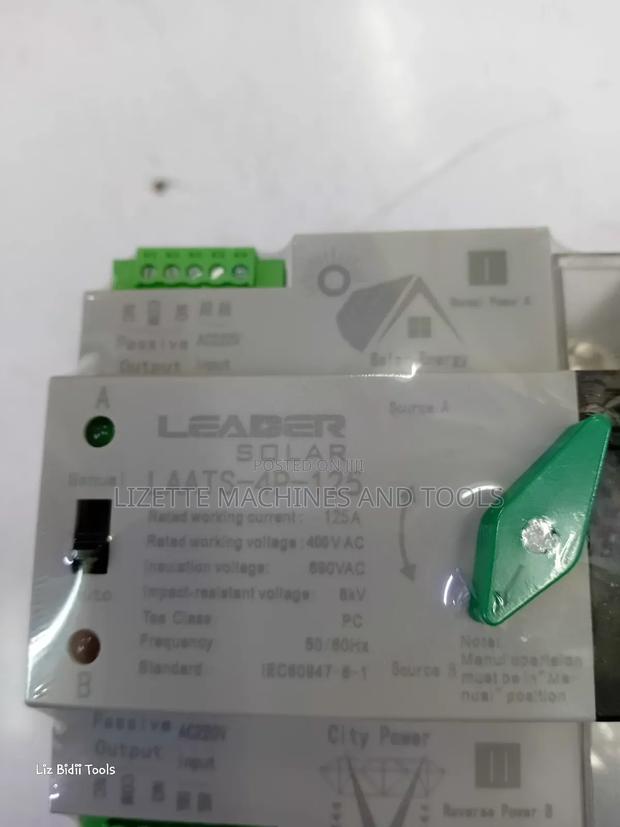 Leader Solar 125a Automatic Change Over Switch - thumbnail 2