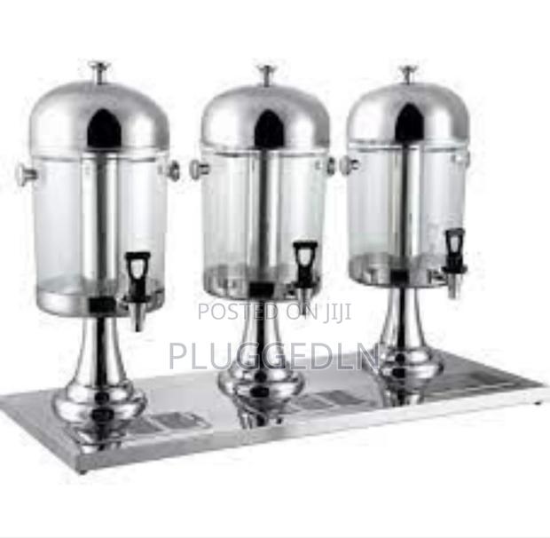 Commercial-Grade Triple Juice Dispenser, - main view