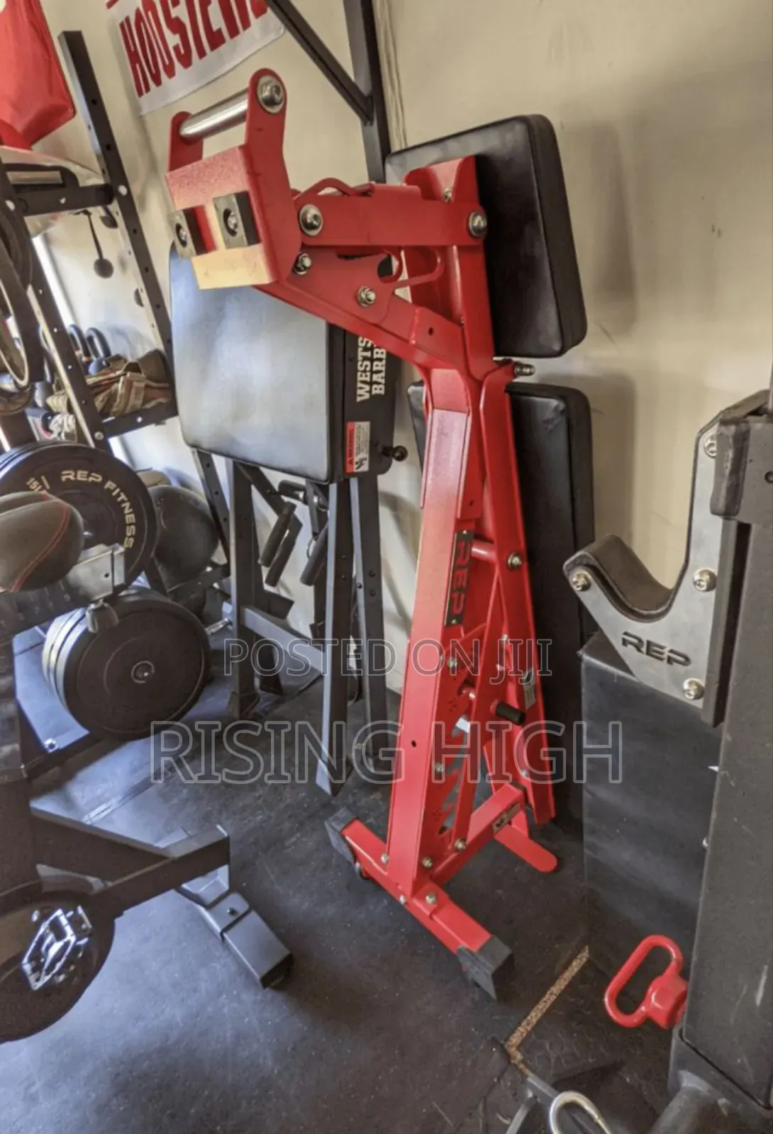 Heavy Steel Gym Bench