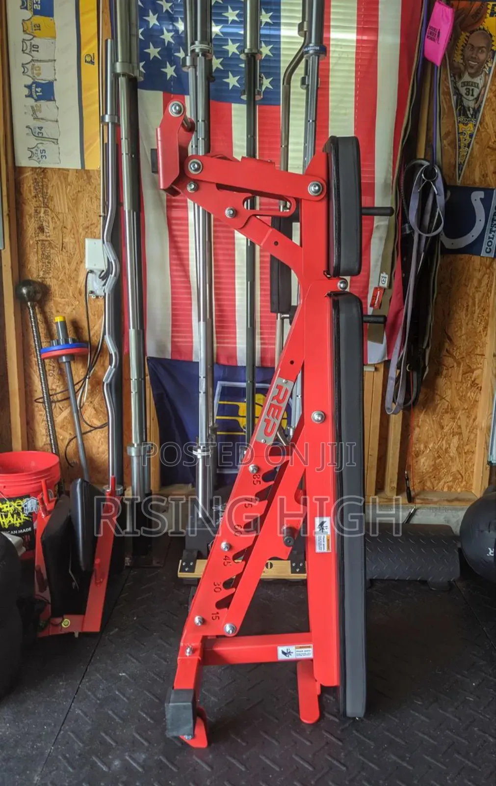 Heavy Steel Gym Bench