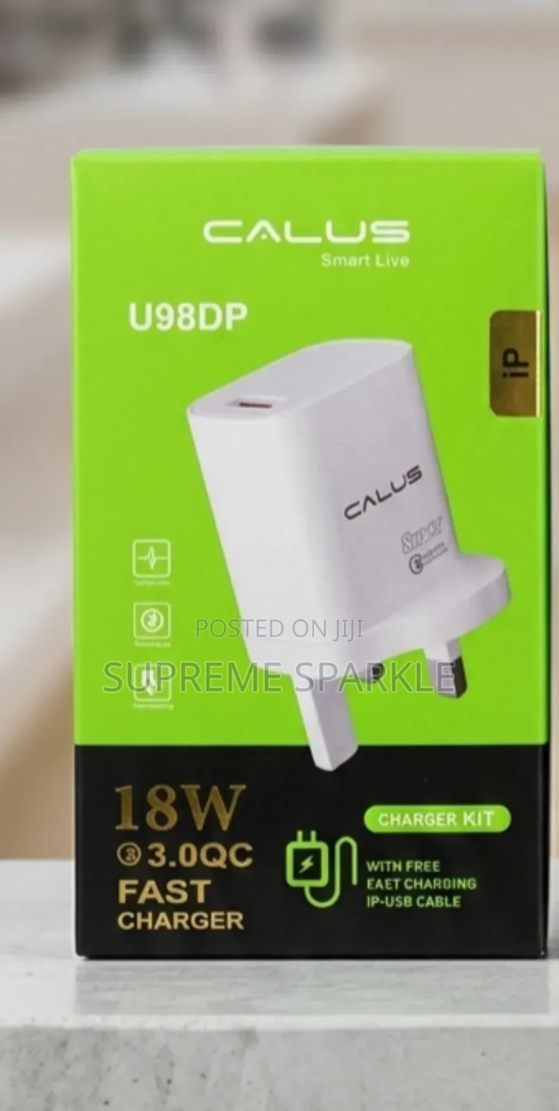 Calus U98dp Smart Live Charger With Ip-Usb Cable. Charger