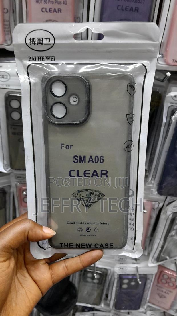Nasii Matte Transparent Clear Back Cover for Samsung for Galaxy A06