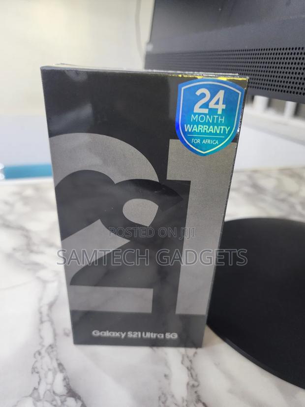 New Samsung Galaxy S21 Ultra 5G 256 GB Silver - thumbnail 3