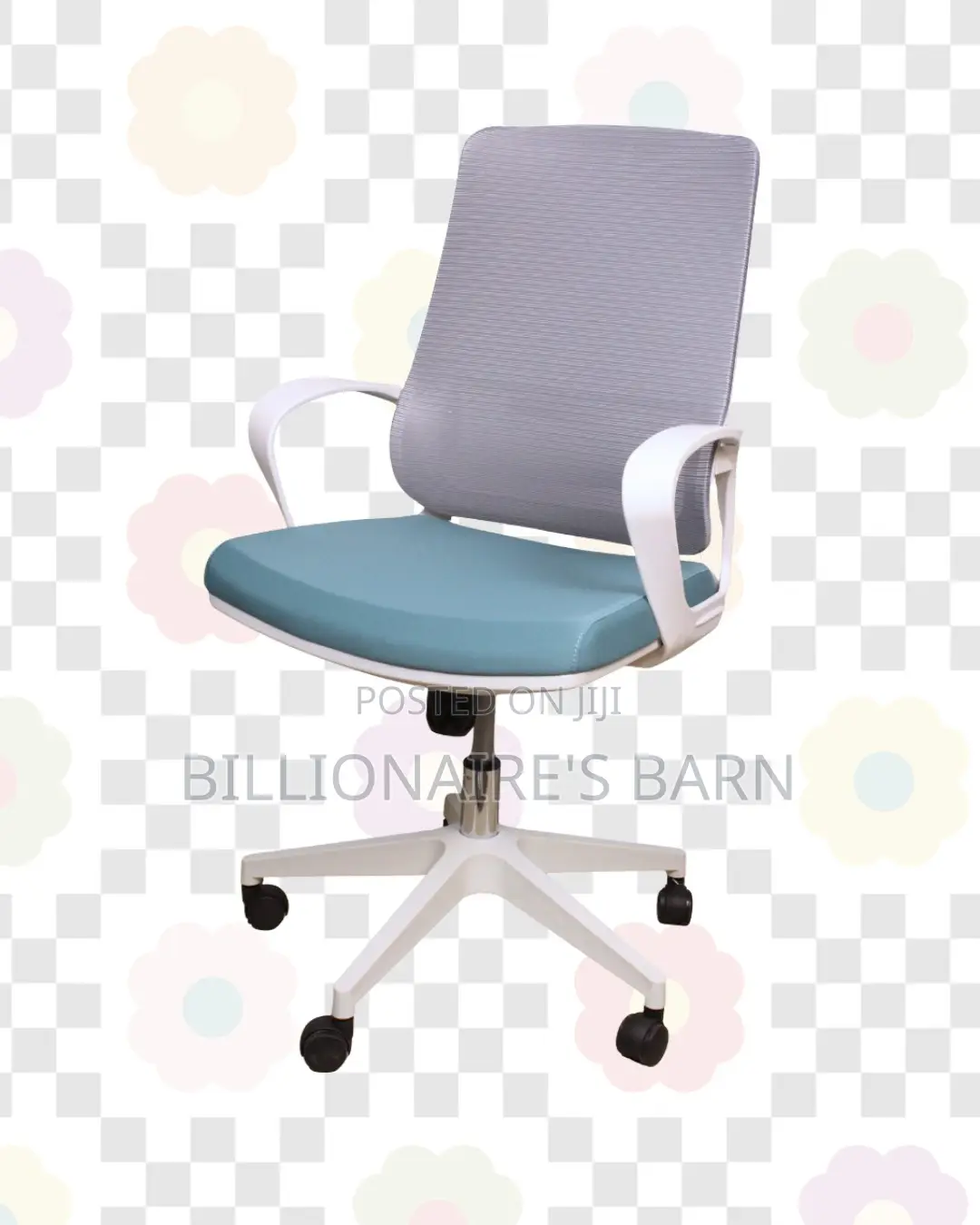 Mid-Back Mesh Task Chair for Work | Stable Base