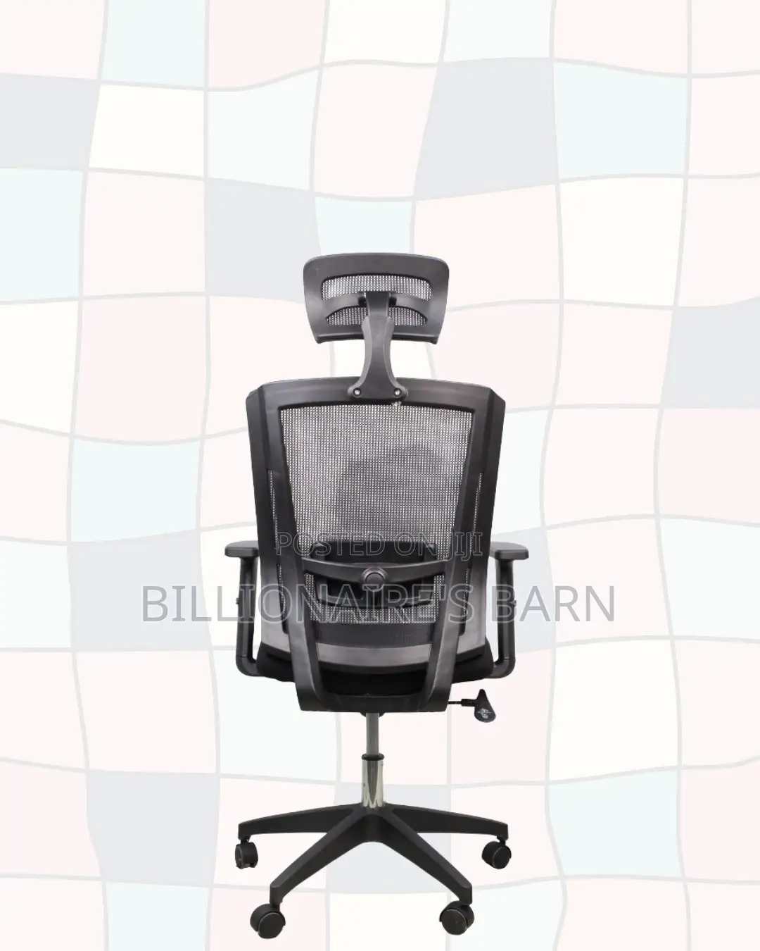 Black Ergonomic Office Chair | Neat Look, Adjustable Headrest