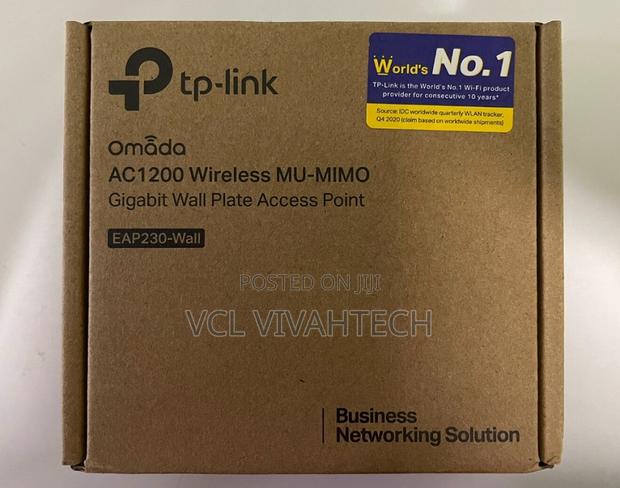 Tp-Link Omada Ac1200 Wireless Gigabit Wallplate Access Point Tl-Eap230