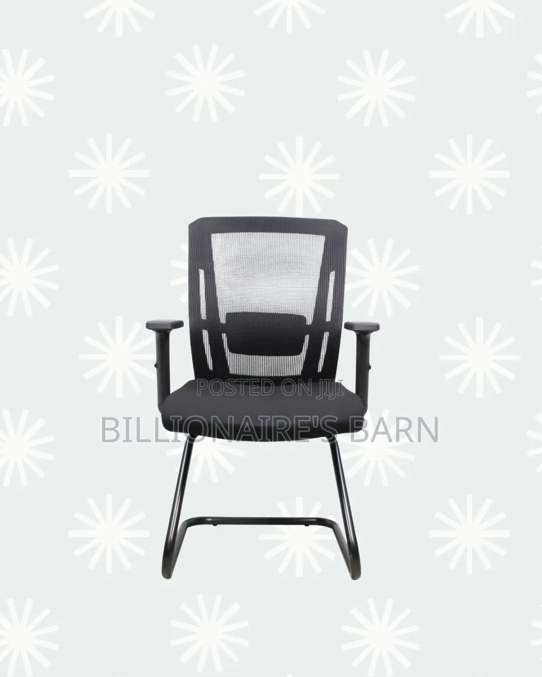 Visitor Chair for Reception and Office — Strong Base Stability
