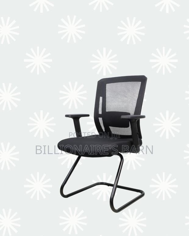 Visitor Chair for Reception and Office — Strong Base Stability - thumbnail 4