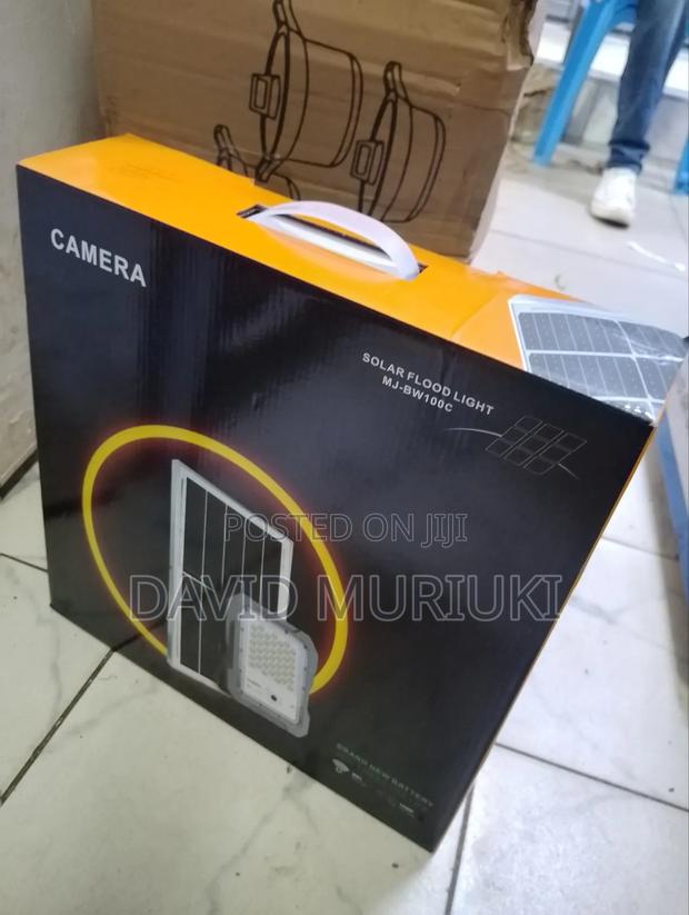100wats Solar Floodlights With a CCTV Camera . - main view