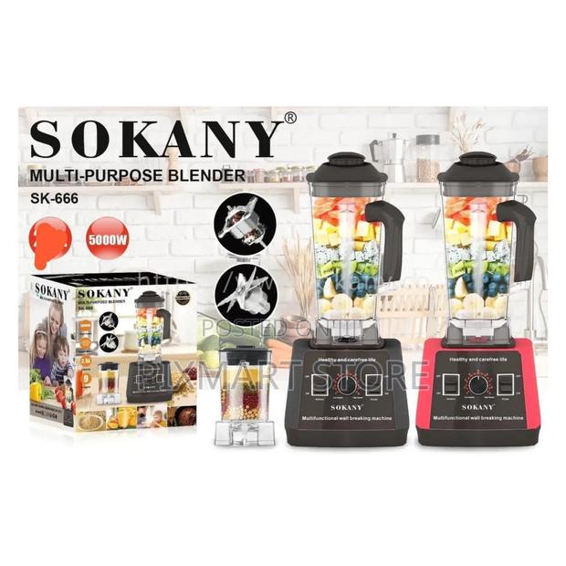 Sokany Sk-666 5000w 2l Commercial Blender Grinder Jug