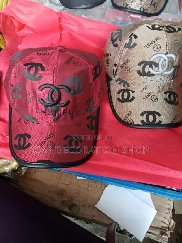 2pcs Chanel Curved Brim Embroidered Caps - thumbnail 2