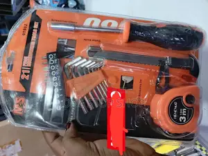 21pc Tool Combo Set Tape,Hex Set, Cutterknife , Screwdriver Sleeve,