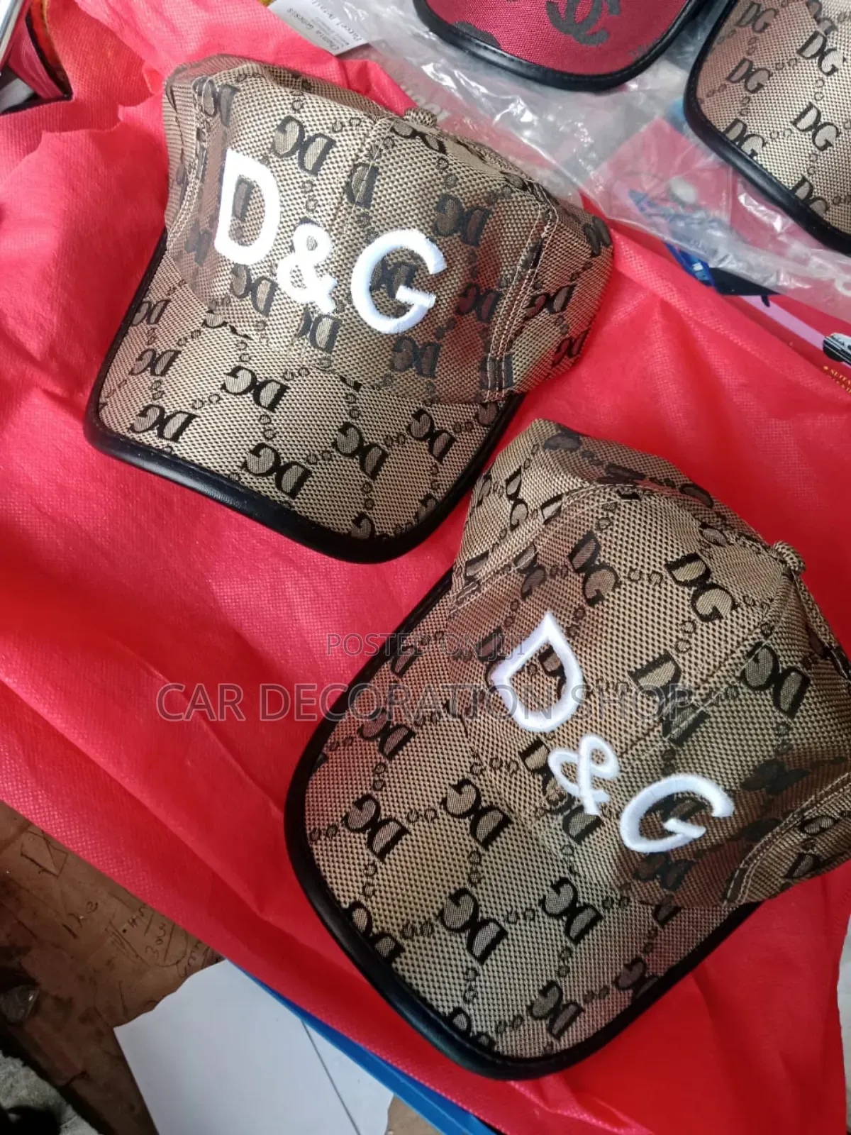 2pcs D G Korean Style Caps