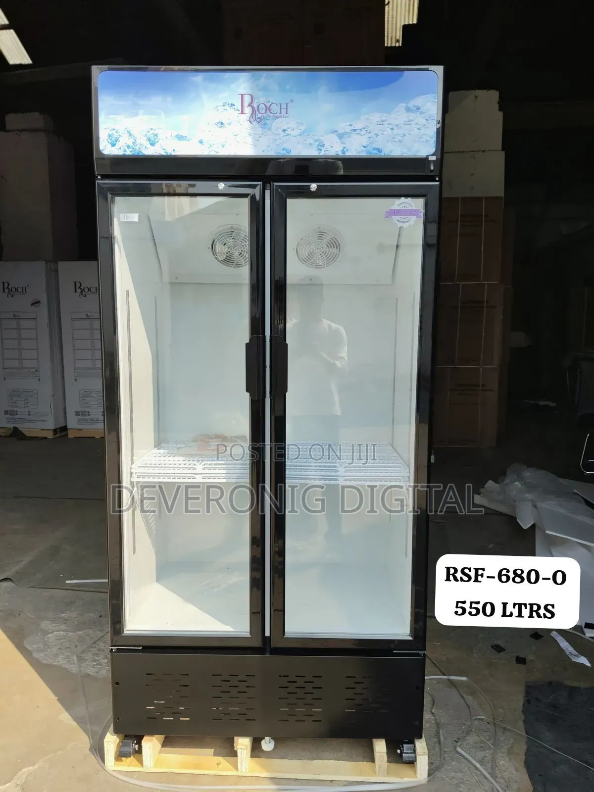 *Roch Showcase Display Fridge 550l