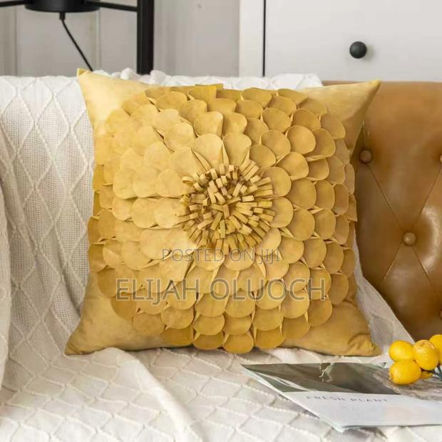Velvet Flower Pillow Case Available - thumbnail 3