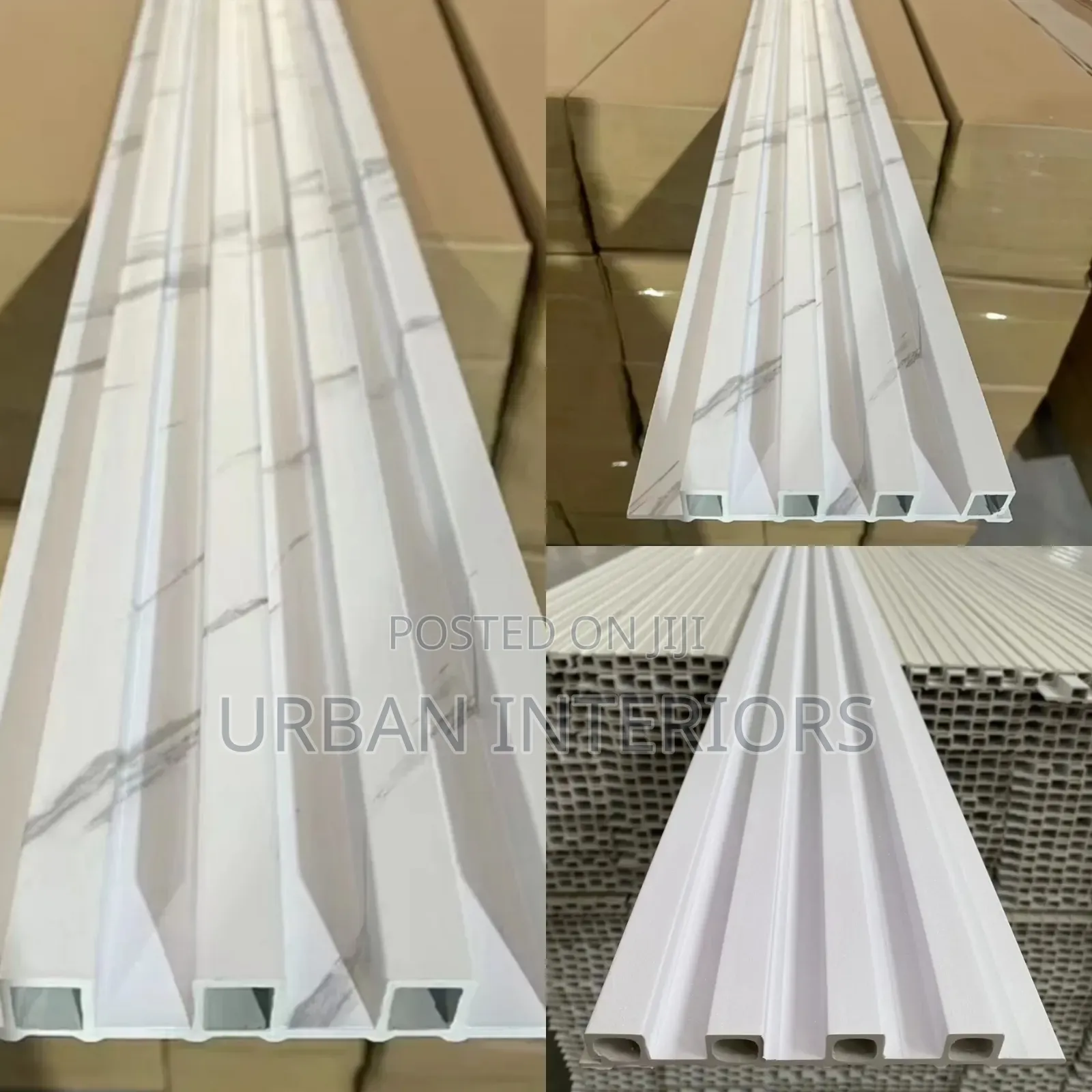 White PVC Fluted Panels Whute PVC Fluted Panels