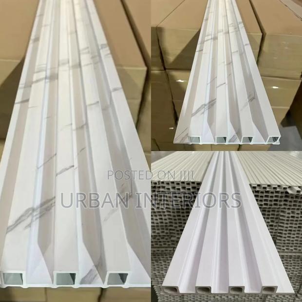 White PVC Fluted Panels Whute PVC Fluted Panels
