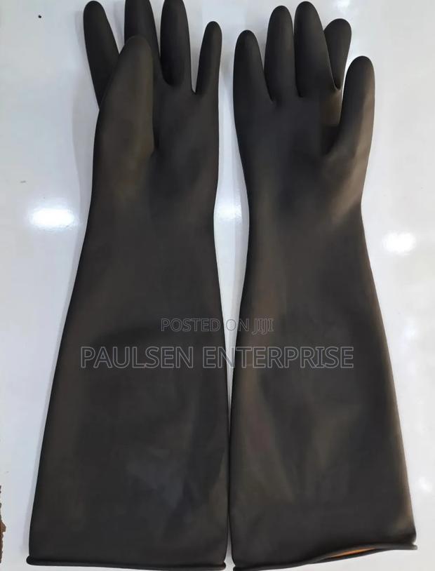 Industrial Rubber Gloves 20" - main view