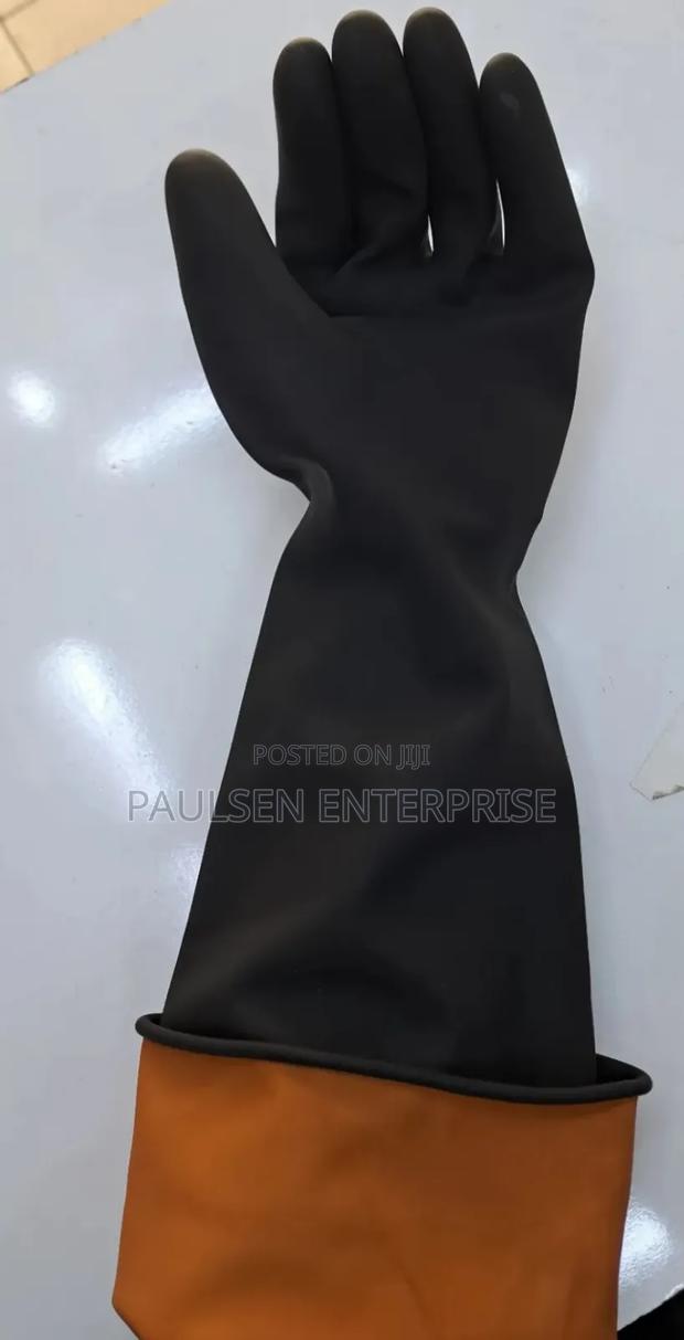 Industrial Rubber Gloves 20" - thumbnail 3