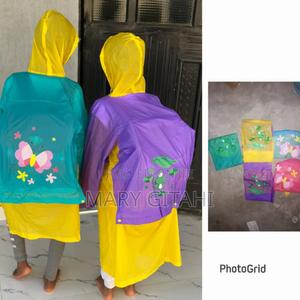 Durable Light Weight Eva Rain Coat  Multi Coloured